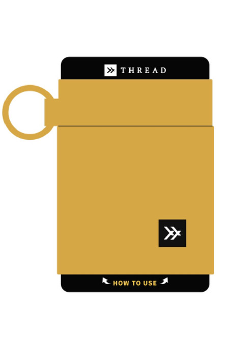 Thread Golden Elastic Wallet