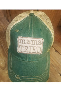 Mama Tried Cap Green 
