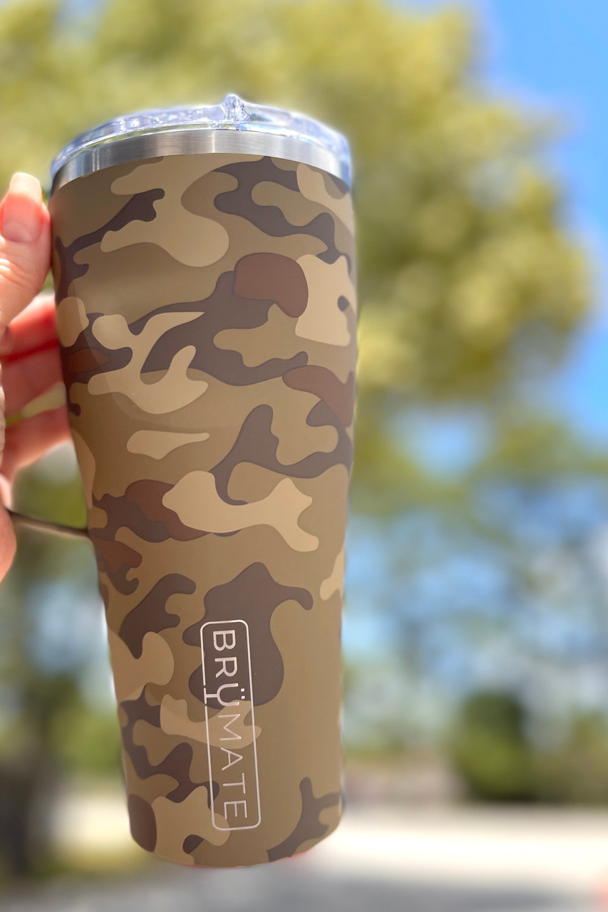 Brumate Toddy XL 32OZ Insulated Coffee Mug Forest Camo One Hip Mom