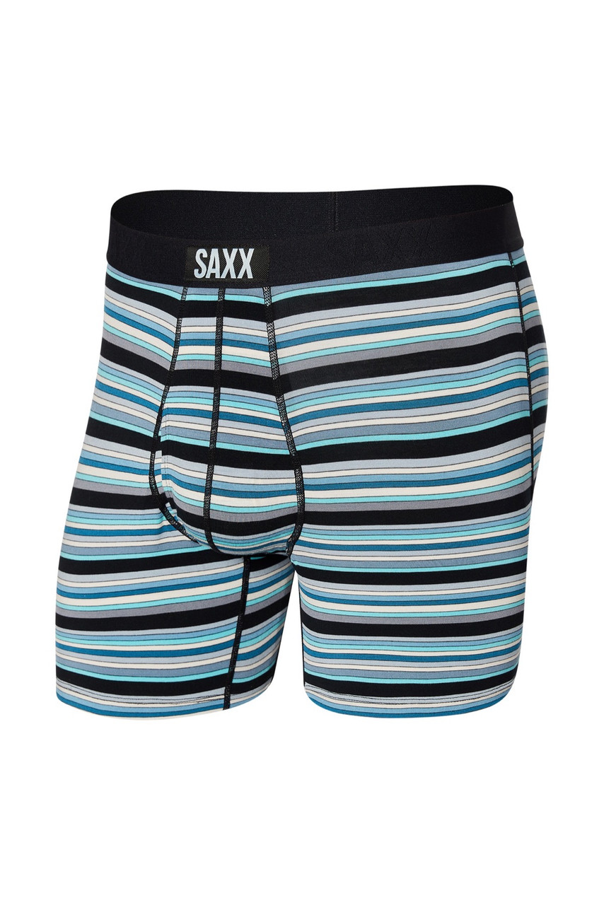 Saxx ULTRA Boxer Brief Desert Stripe Blue SXBB30F DSB One Hip Mom Klein TX