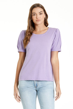 Another Love Scarlette Puff Sleeve Top Wisteria