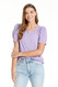 Another Love Scarlette Puff Sleeve Top Wisteria