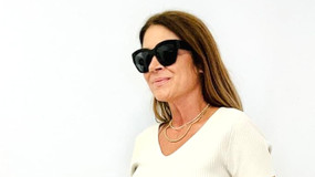 Jennifer Z Supply Everyday Sunglasses Polished Black-Grey