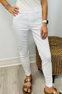 Spanx Ankle Skinny Jeans White