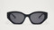 Z Supply Love Sick Sunglasses Polished Black-Grey 
