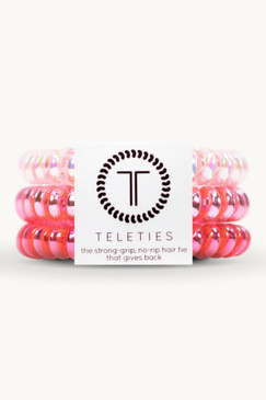 Teleties Think Pink 3 Pack Small