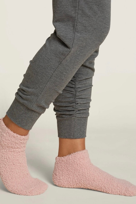Barefoot Dreams CozyChic 2 Pair Tennis Sock Set Dusty Rose Multi