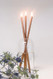 Everlasting  Wylie Clear Glass Vase - Champagne Candle Sticks sold separately 