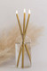 Everlasting  Wylie Clear Glass Vase - Gold Candle Sticks sold separately 