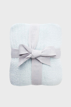 Barefoot Dreams CozyChic Lite Ribbed Baby Blanket Blue