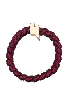 Charms by Charlotte Gold Lightening Bolt Hair Band Maroon 