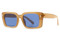 Indy Rockaway Sunglasses Tan Blue