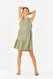 Dear John Helena Tiered Dress Sweet Olive 