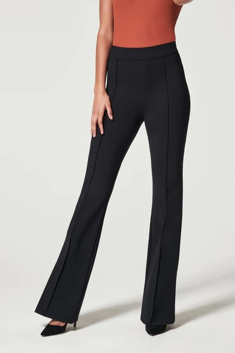Spanx The Perfect Pant Hi-Rise Flare at One Hip Mom Klein TX