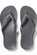 Archies Charcoal Arch Support Flip Flops