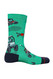 Saxx Whole Package Crew Socks / Off Course Carts- Green OCG
