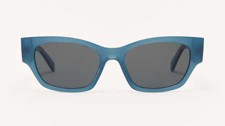 Z Supply Roadtrip Indigo Grey Polarized Sunglasses 