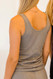Erin Gray Smooth 2 Layer Tank in Gray 