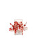 Linny Co Flora Earrings Red & White Multi