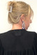 Jenn Linny Co Kennedy Earrings Blue Checkered