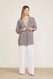 Barefoot Dreams CozyChic Lite Cable Button Cardigan Beach Rock