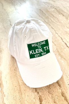 Welcome To Klein TX Baseball Cap White 