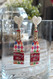 Harlequin Wine Bottle Birthday Girl Earrings 