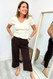 Jennifer Another Love High Rise Crop Pant Dark Cocoa 