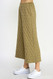 See And Be Seen Quilted Cropped Wide Pant Olive 