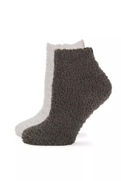 Barefoot Dreams 2 Pack Crew Sock Almond/Olive Branch 