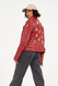 Mauritius Christy Star Detail Leather Jacket  Red 