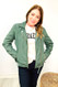 Jennifer Mauritius Karyn Leather Jacket Sage 