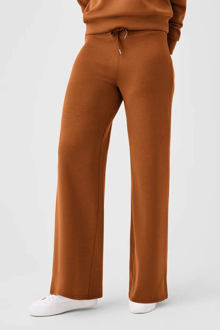 Spanx® AIRESSENTIALS WIDE LEG PANT IN BUTTERSCOTCH – Love Marlow