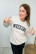 Jennifer Weekend Sweatshirt Ivory/Charcoal 