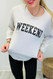 Weekend Sweatshirt Ivory/Charcoal 