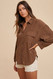 Anniewear Textured Loose Fit Woven Shirt Ivory 