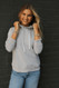 Erin Gray French Terry Hoodie Light Gray 