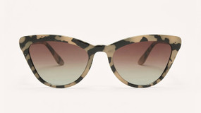 Z Supply Rooftop Sunglasses Brown Tortoise Gradient 