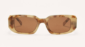 Z Supply Off Duty Sunglasses Blonde Tort Gradient 