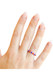 Beaded Blondes Poppi Ring Blue/Red 2.55 mm 
