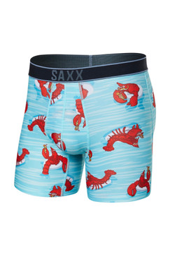 Saxx Ultra Super Soft Boxer Brief Lobster Lounger- aqua - LLA
