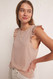 Z Supply Marielle Flutter Tank Soft Pink 