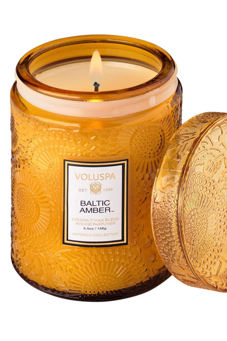 Voluspa Baltic Amber 5.5oz Small Jar Candle 