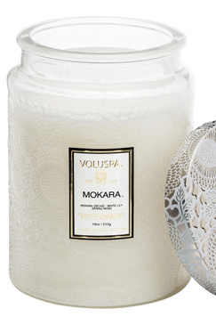 Voluspa Mokara 18oz Large Jar Candle 
