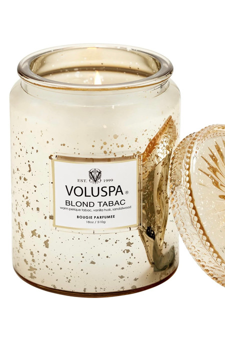Voluspa Blond Tabac 18oz Large Jar Candle 