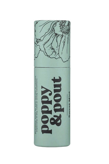 Poppy & Pout Lip Balm Original Sweet Mint 
