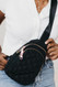 Pretty Simple Pinelope Puffer Bum Bag Black