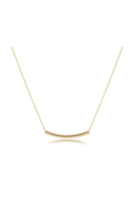 E Newton 16" Necklace Gold  Bliss Bar Small Gold N16GBBSMG 