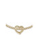 E Newton Classic Gold 2.5mm Bead Bracelet Love Gold Charm BCLG25LOVG