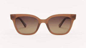 Z Supply High Tide Polarized Sunglasses Taupe